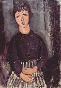 Amedeo Modigliani Portrat einer Zofe oil painting artist
